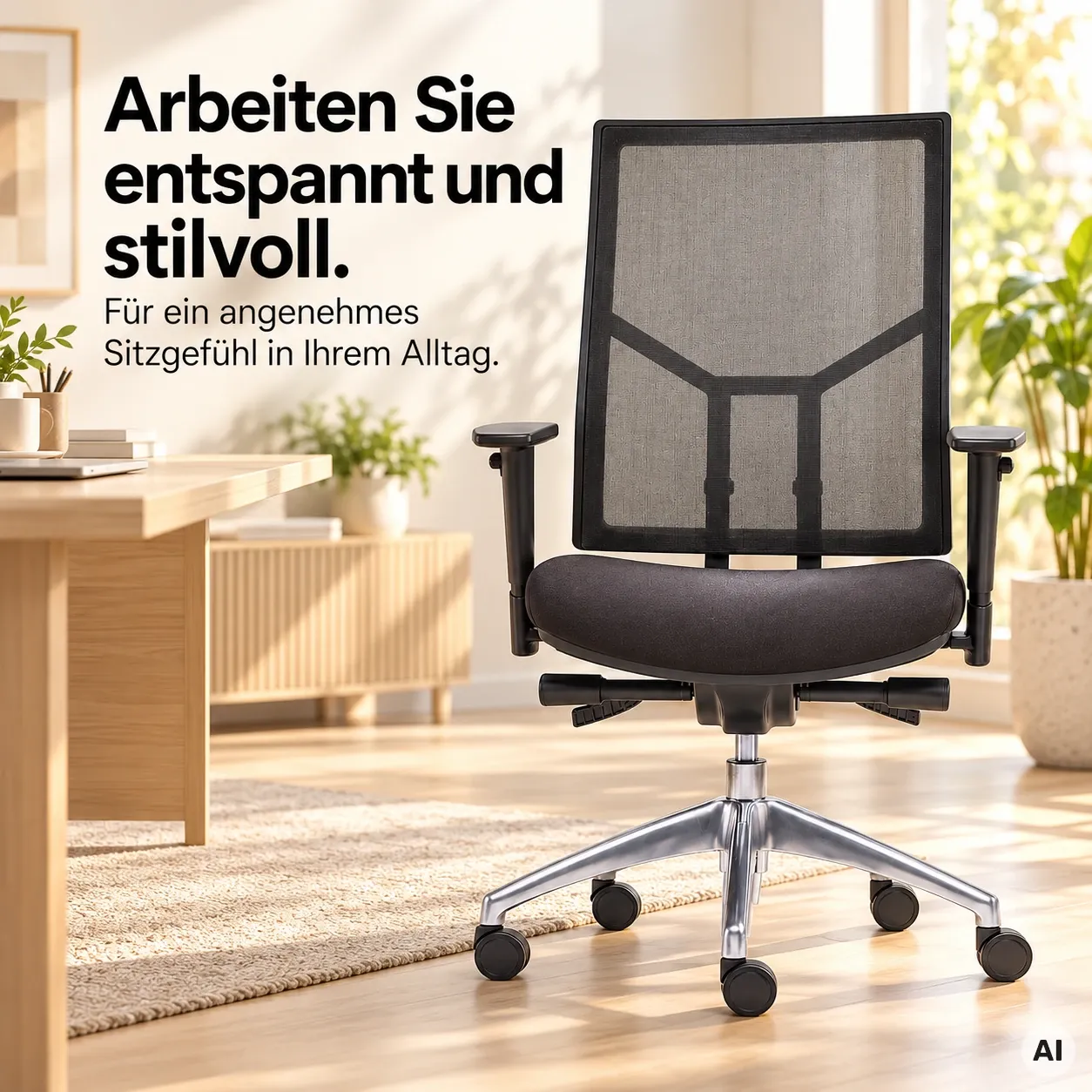 Ergo Net M - Ergonomischer Netz-Bürostuhl