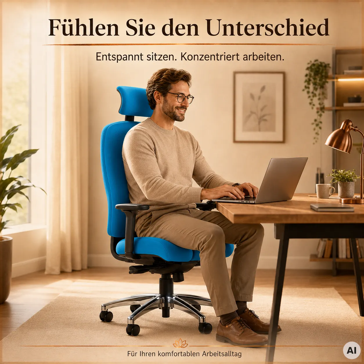 Office Balance L mit Kopfstütze - High End Bürostuhl